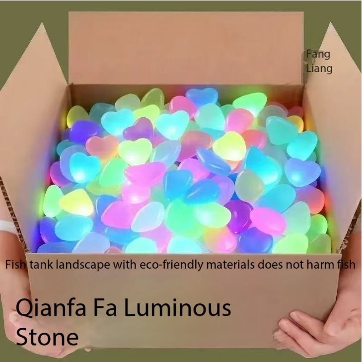 Fish Aquarium Home - 1CM 100 Buah Batu Angsa Warna-warni