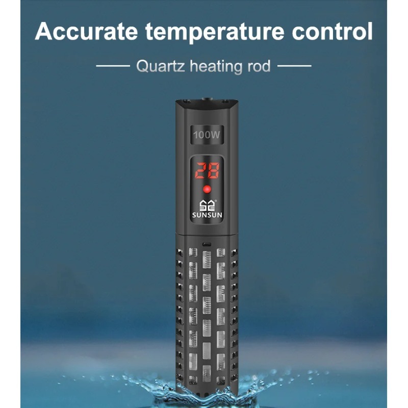Fish Tank Heater - Pemanas Akuarium Submersible, Tangki Ikan, Layar