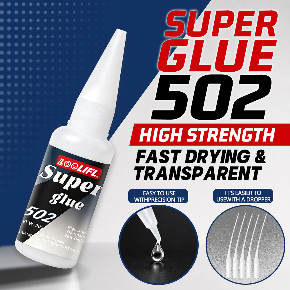 Fish Food - Loolifl-502-20Ml Perekat Cyanoacrylate Transparan Instan dengan