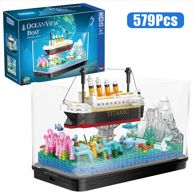 Aquarium Fish Keeping - MOC Titanic jalur kapal perompak mangkuk