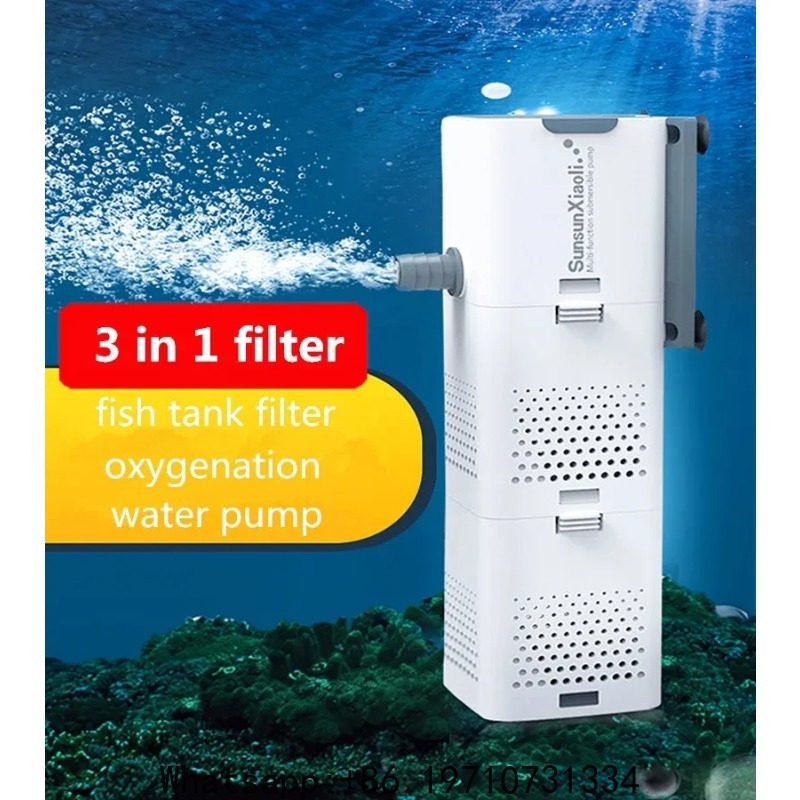 Fish Tank Filter - Filter SUNSUN 3 in 1 untuk