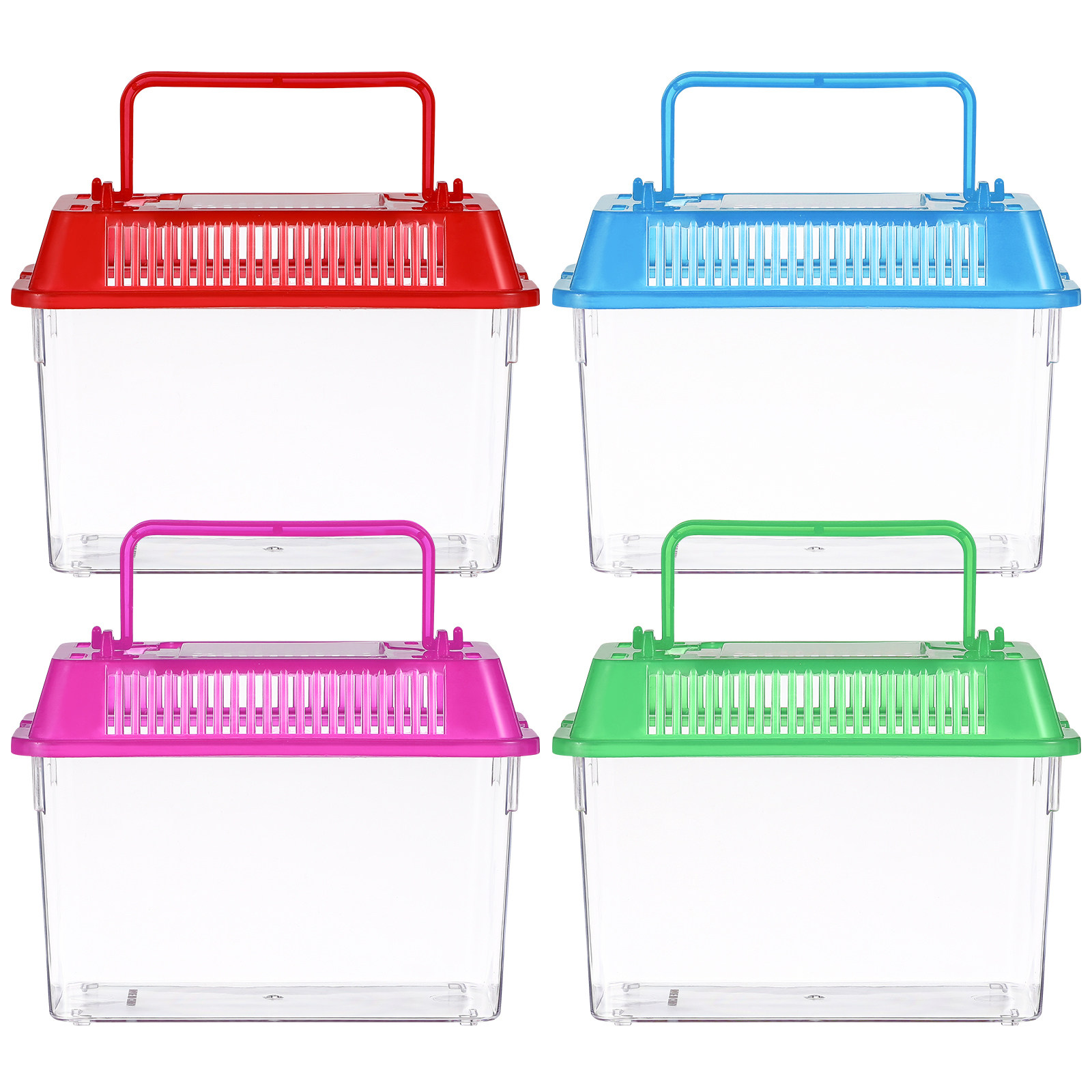 Betta Fish Tank - Akuarium Mini Genggam Plastik Portabel untuk