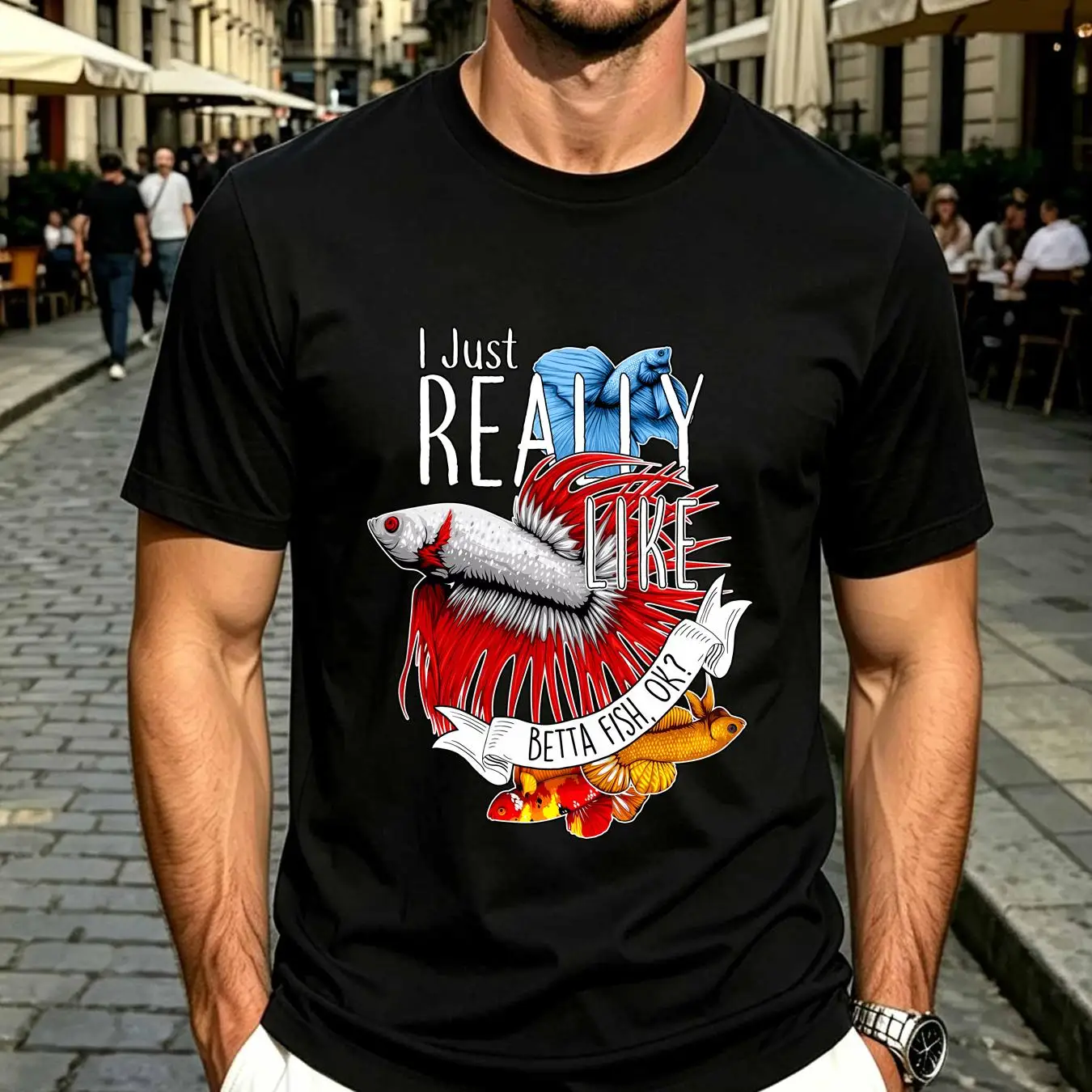 Kaos yang sudah dicuci, motif  - Aquarium Fish Keeping ulasan dan harga