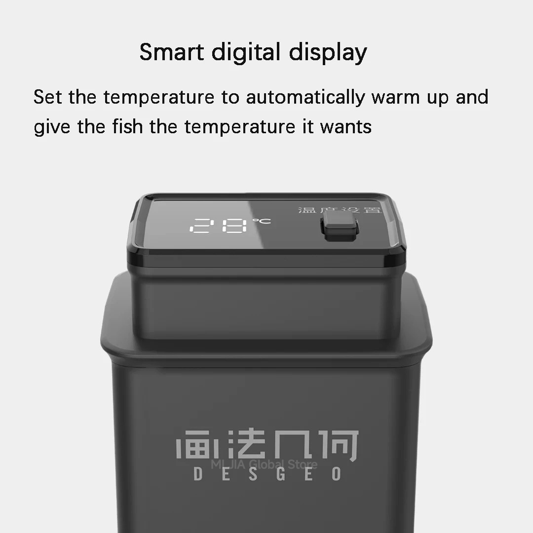 MIJIA DESGEO 50W Pemanas Akuar - Xiaomi Aquarium Fish Tank ulasan dan harga