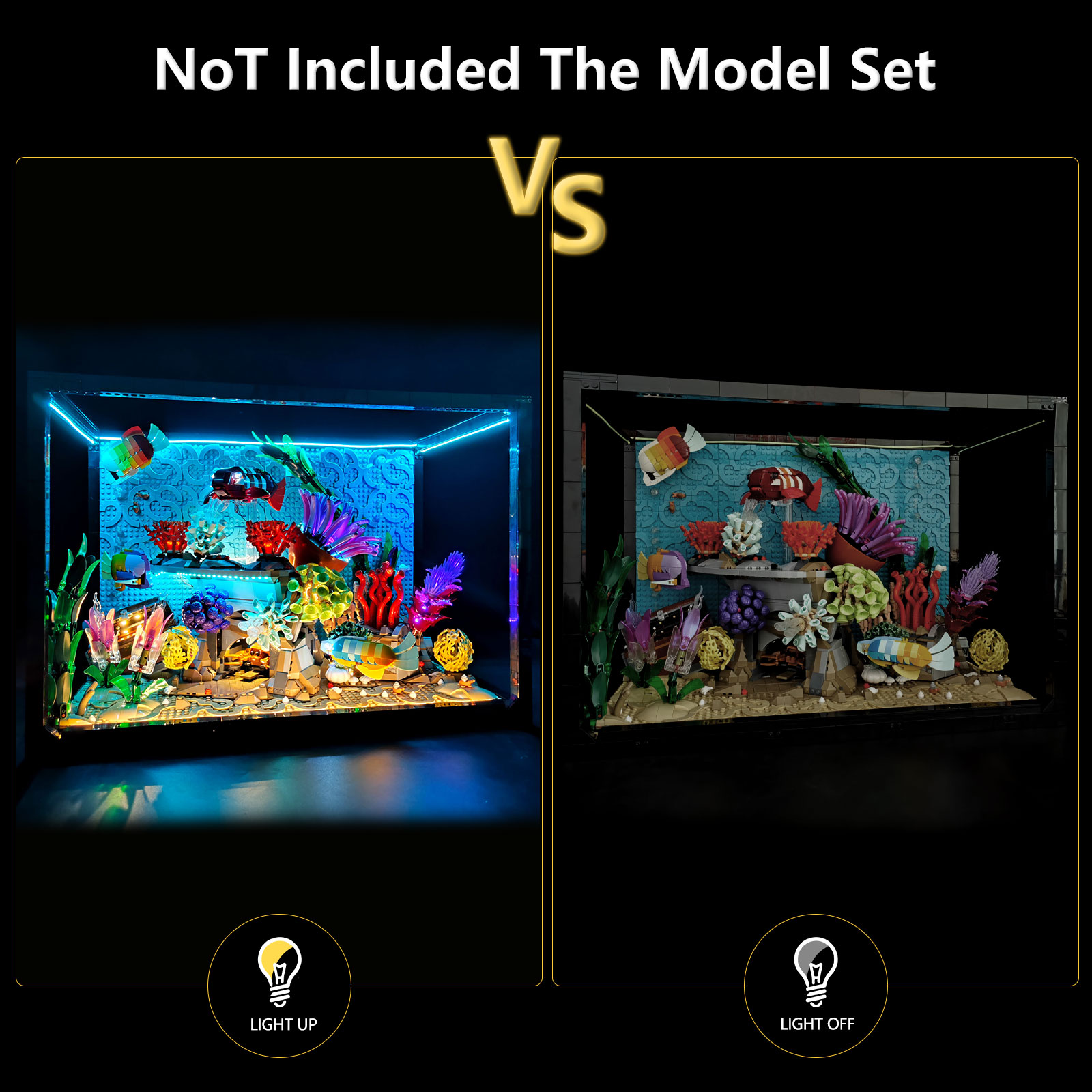 Kit Lampu LED LYBMTWF Kompatib - Aquarium Light ulasan dan harga