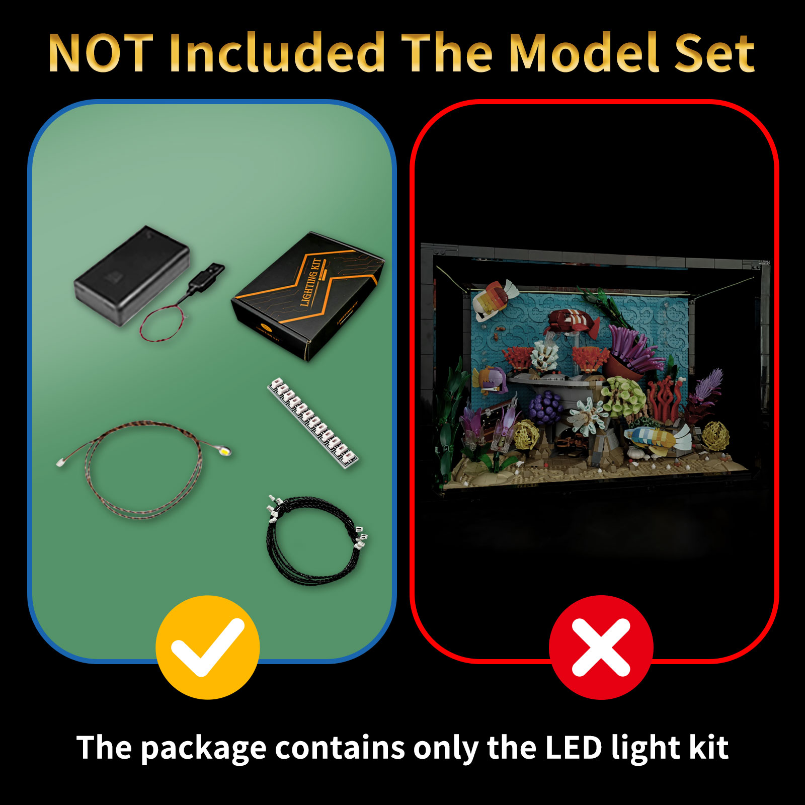 Kit Lampu LED LYBMTWF Kompatib - Aquarium Light ulasan dan harga