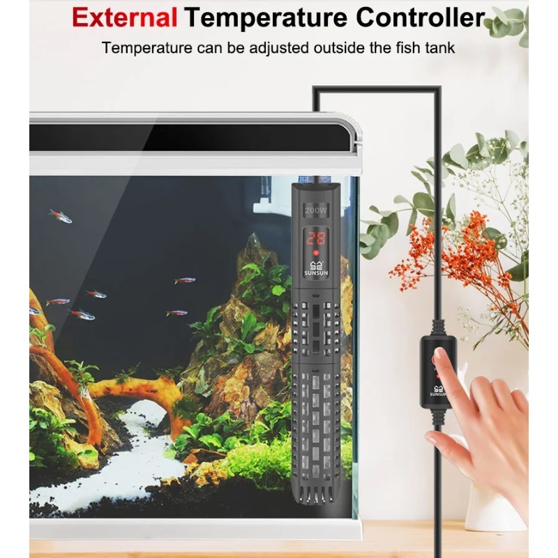 Pemanas Akuarium Submersible,  - Fish Tank Heater ulasan dan harga