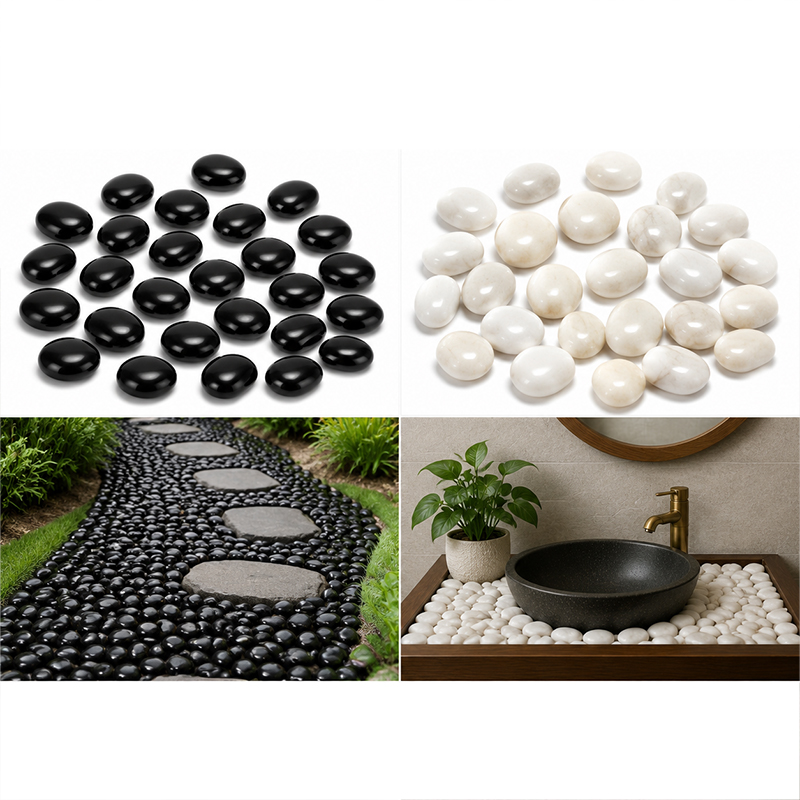 Batu Sungai Poles Putih & Hita - Fish Aquarium Home ulasan dan harga