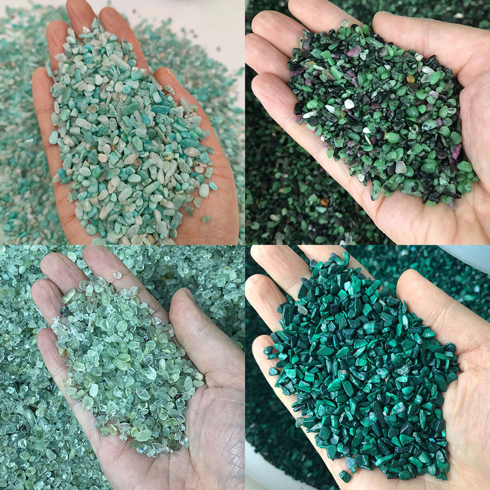Kristal Batu Alam Mini Peridot - Fish Tank Gravel ulasan dan harga