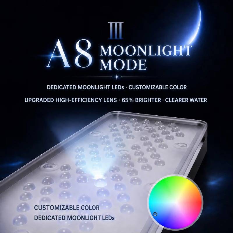 AIPAI A8 Seri III A8SE/A8 Pro  - Aquarium Light ulasan dan harga