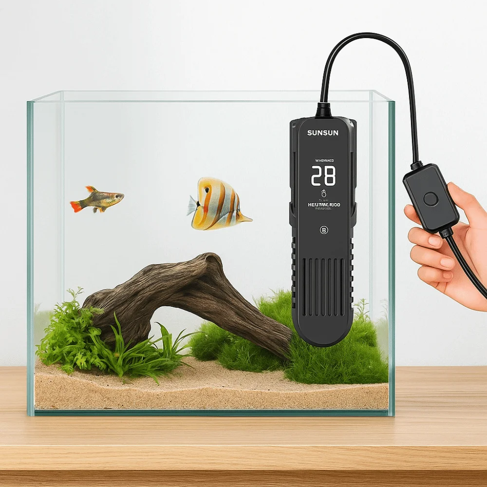 Layar LCD 20-35 ° Pemanas Akua - Fish Tank Heater ulasan dan harga
