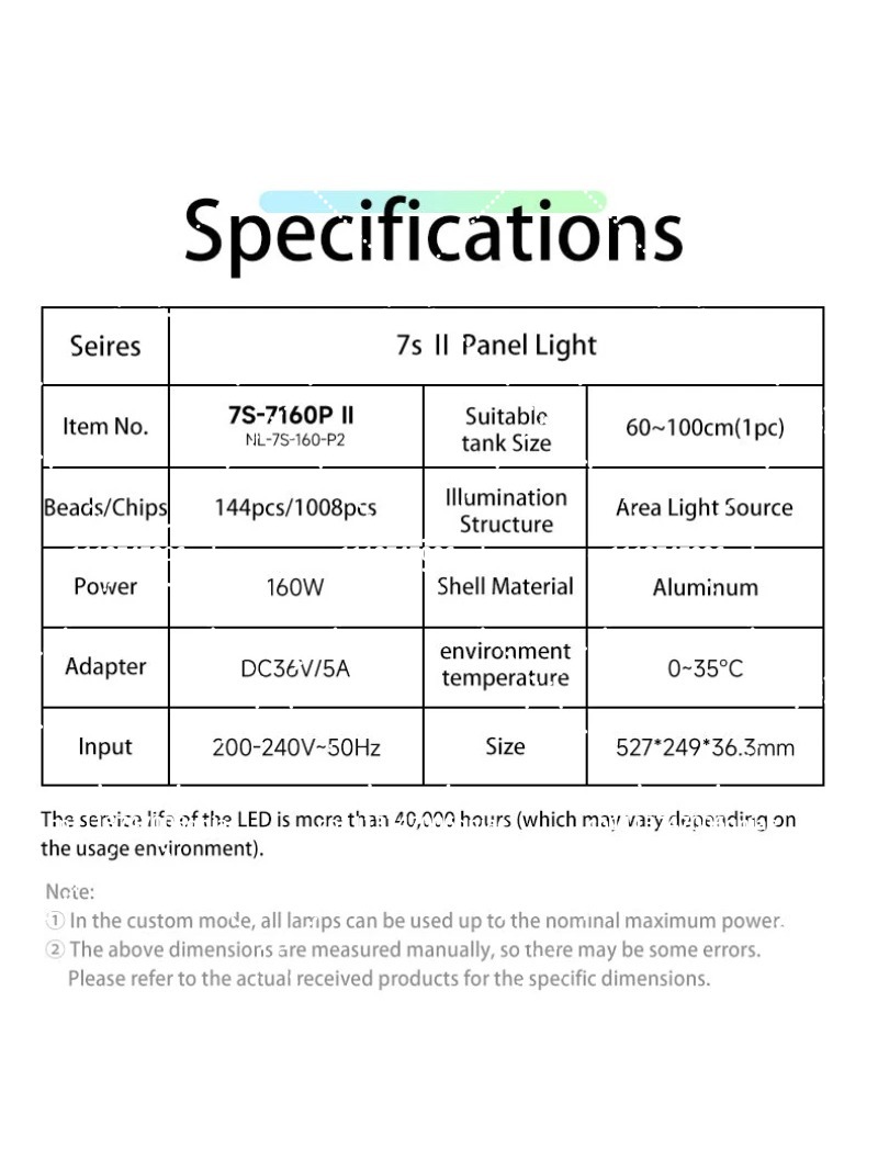 Lampu LED Akuarium 160W RGB Sp - Aquarium Plants ulasan dan harga